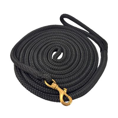 Lunge Line, 450 cm, Nylon Lunge Rope with Quick Halter