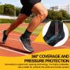 SUSTIVEX Ankle Brace, Breathable Adjustable Compression Sleeve with Elastic Straps, Support for Sports & Everyday Use, L view 4