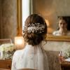 Exbrith Bridal Flower Hair Comb for Women and Girls view 4