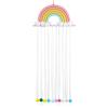 Luxshiny Rainbow Hair Clip Wall Organizer for Girls view 1