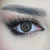 Venus Brown Contact Lenses - 0.00 Diopters - Soft Yearly Lenses - 1 Pair - 14.2 mm - Caramel view 1
