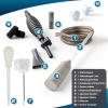 Aquarium Gravel Vacuum with 5 Attachments, Pump and Hose Valve for Water Changes view 2