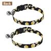 2-Pack Puppy Collars with Bells, Adjustable Length 10.6–17.1 in, Black view 3