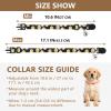 2-Pack Puppy Collars with Bells, Adjustable Length 10.6–17.1 in, Black view 4