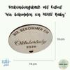 Generic Pregnancy Announcement Wooden Disc, We’re Expecting a 2026 or 2027 Baby, 10 cm Diameter, Birth 2026 (March Baby 2027) view 2