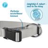 Petlando Basic Comfort Wide Dog Collar, Silver, XL view 3