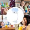 Silicone Drinking Straw Cover, Mushroom-Shaped Straw Protector view 4