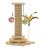 Cat Scratching Post - Vertical Climbing Scratch Column with Stable Base view 1