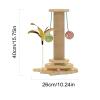 Cat Scratching Post - Vertical Climbing Scratch Column with Stable Base view 2