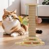 Cat Scratching Post - Vertical Climbing Scratch Column with Stable Base view 4