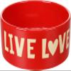 Flamingo LILOBA Ceramic Food & Water Bowl, Red, 20 x 20 x 8 cm view 1