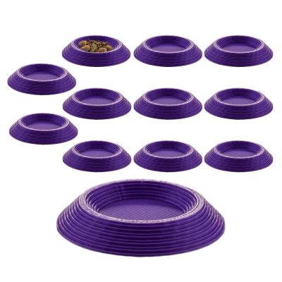 Qiaonan 12-Pack Feeding and Water Bowls for Crested Geckos