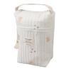 Acouto Cute Embroidered Quilted Cotton Diaper Bag view 2