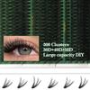 MOTIBACK 300-Piece Cluster Lashes, 30D/40D/50D, 10–16 mm, D Curl view 2