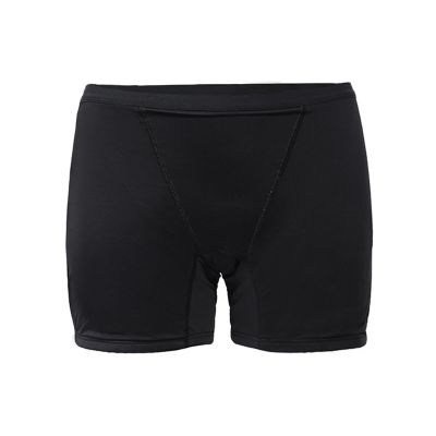 2026 Women's Menstrual Underwear, 4-Layer, Leakproof Bikini Briefs, Black, Light Flow, for Girls and Teens (XL)