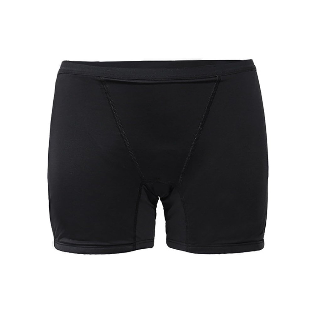 2026 Women's Menstrual Underwear, 4-Layer, Leakproof Bikini Briefs, Black, Light Flow, for Girls and Teens (XL)