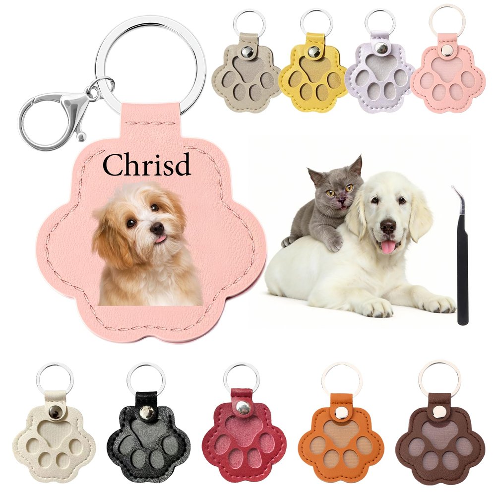 Personalized Pet Hair Memorial Keychain