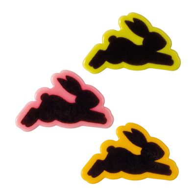 Günthart 96 White Chocolate Jumping Rabbits, Assorted Colors, 235 g