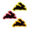 Günthart 96 White Chocolate Jumping Rabbits, Assorted Colors, 235 g view 1