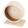 Acouto Wooden Hamster House and Quiet Exercise Wheel for Small Pets, M, 25.5 cm (10.04 in) Diameter view 4