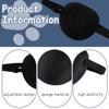 EOYVAIL Dog Eye Care Mask, Black, Adjustable Closure (2 Pack) view 3