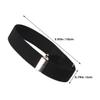 Abaodam 4 Pairs Adjustable Elastic Sleeve Garters, Black Stretch Material, for Women and Men view 2