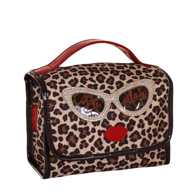 Camomilla Women's Cosmetic Bag, Brown, Be Chic Collection
