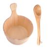 4L Wooden Sauna Bucket and Ladle Set view 1