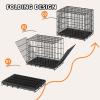 Generic Medium Dog Crate, Foldable Metal Outdoor Kennel with Pull-Out Toilet, Easy to Clean, for Small and Medium Dogs and Cats, Durable and Portable view 3