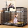 Generic Medium Dog Crate, Foldable Metal Outdoor Kennel with Pull-Out Toilet, Easy to Clean, for Small and Medium Dogs and Cats, Durable and Portable view 4