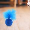 Cat Feather Toy - Interactive Chew Ball for Pets view 3