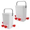 Automatic Chicken Waterer-Feeder Set, 12 L, Portable Poultry Water Dispenser view 3