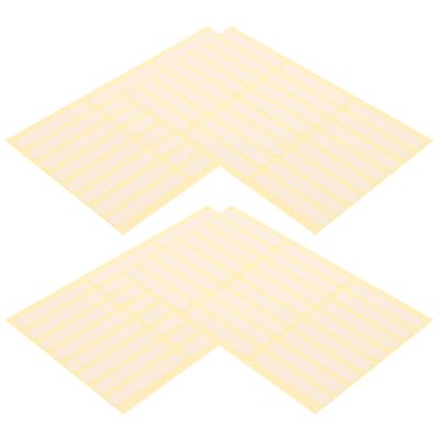 Amosfun Double-Sided Nail Adhesive Tape for Nail Display Stands, 4 Sheets with 24 Clear Strips Each, Easy to Carry, Random Style