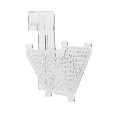 Beaupretty Acrylic Aquarium Feeding Cup, Cone-Shaped Red Glowing Fish Feeder for Mosquito Larvae and Frozen Food