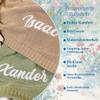 Kinetora Personalized Baby Blanket with Name, Cotton, 100 x 80 cm, 22 Colors view 2