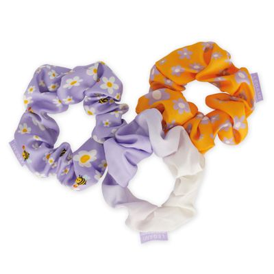Legami Hair We Are 3-Pack Scrunchies – Bee Theme