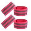Riven 4 Pack Elastic Reflective Bands (Rose Pink, 35cm) view 1