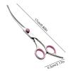 Pet Dog Grooming Scissors, Stainless Steel Hair Trimmer view 3