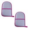 Milisten Cotton Heat-Resistant Ironing Gloves with Hanging Loops, 2-Pack view 1