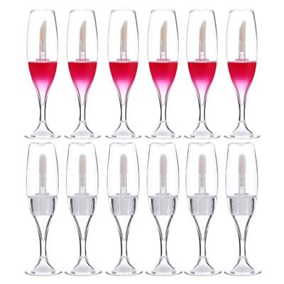 STOBAZA Refillable Portable Plastic Lip Gloss Tubes, 12 Pieces