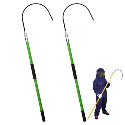 Portable Insulated Rescue Hook, 35 kV Voltage Resistance, Detachable Head