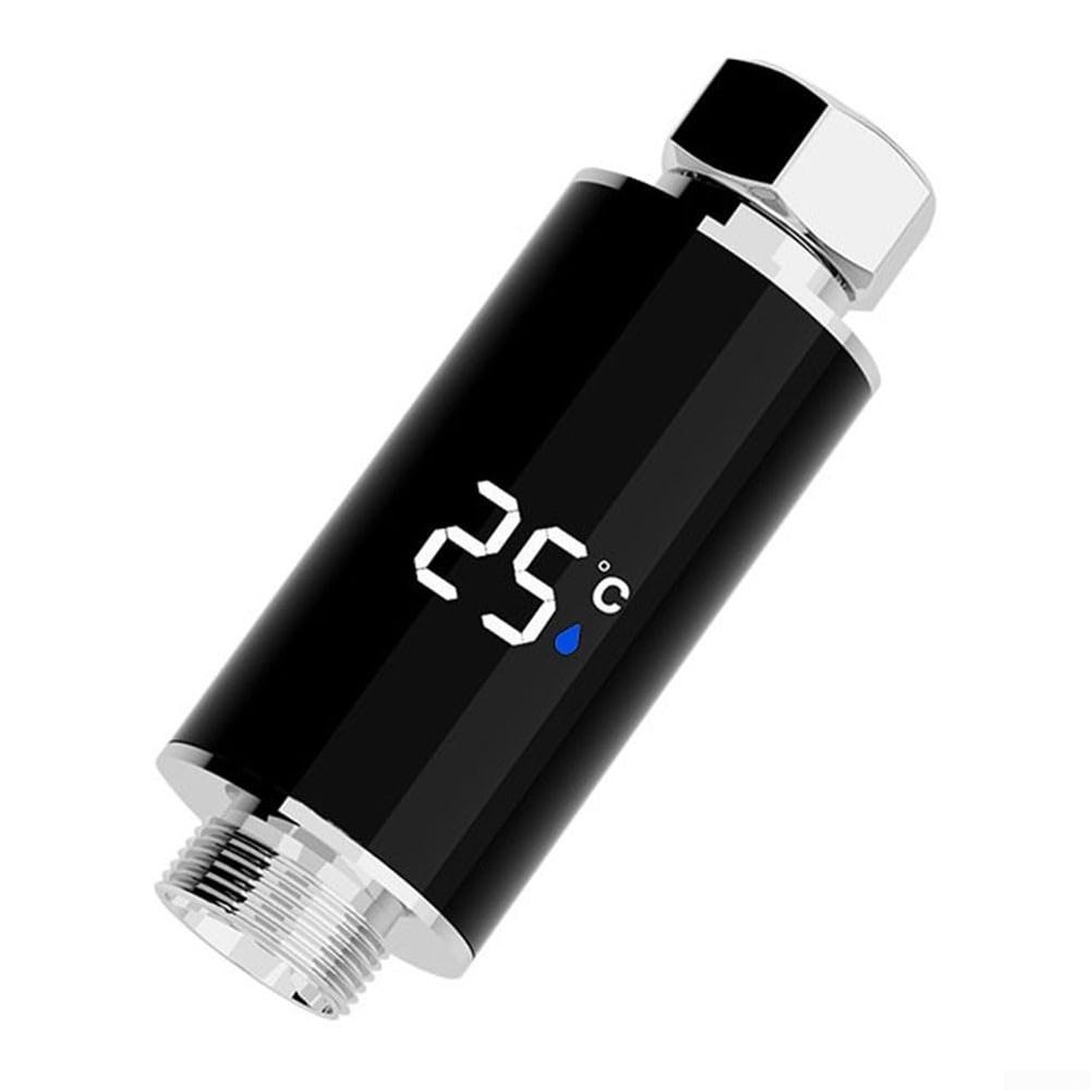 Digital Waterproof Shower Thermometer with LED Display and Color Coding for Safe Water Temperature Measurement