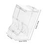 HOMSFOU Automatic Acrylic Feeder with Tilt Protection for Hamsters and Small Pets view 2