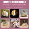HOMSFOU Automatic Acrylic Feeder with Tilt Protection for Hamsters and Small Pets view 4