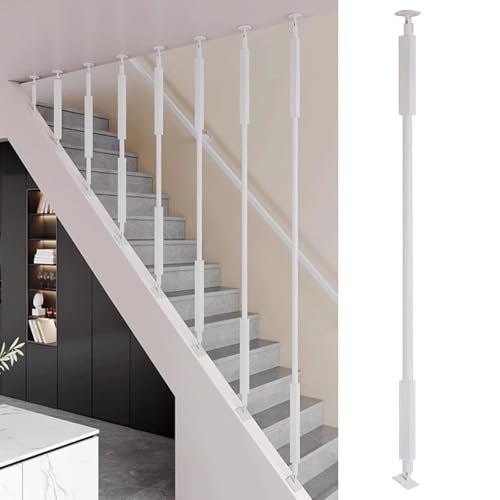 Angle-Adjustable Metal Baluster for Sloped Staircases