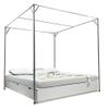 Sturdy Metal Bed Frame, 4-Poster Design with 27 mm Thick Poles for Double and Full Beds view 1