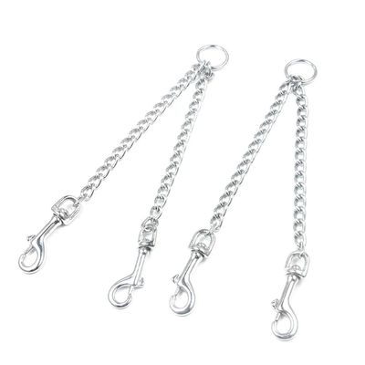 Fictory Double Dog Leash Coupler, Durable, Tangle-Free, for Medium and Large Dogs, 3.0 mm x 50 cm