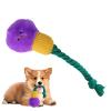 Squeaky Dog Toy, Plush Rope Chew Toy, 20.3 x 7.6 cm view 1