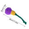 Squeaky Dog Toy, Plush Rope Chew Toy, 20.3 x 7.6 cm view 2