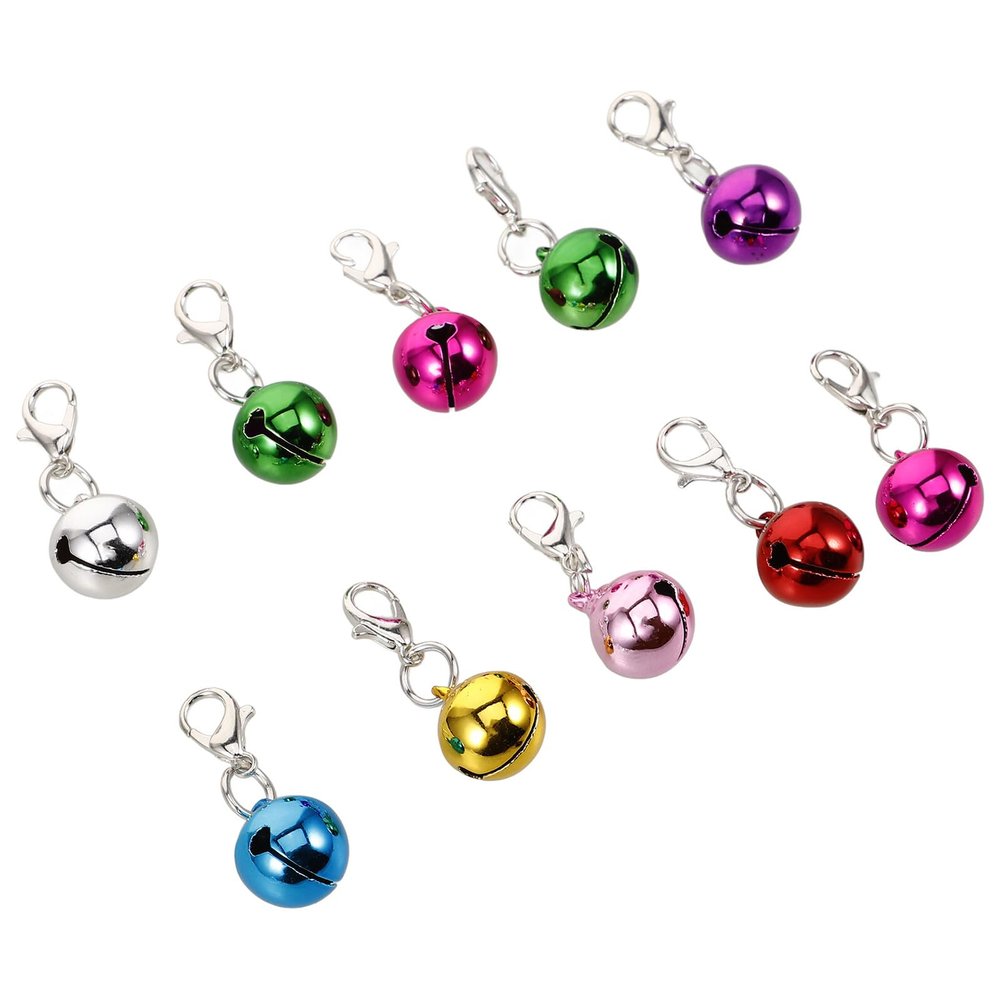 Kisangel 10 Pack Durable Metal Bells for Pet Collars